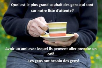 Un ami avec lequel ils peuvent aller prendre un café