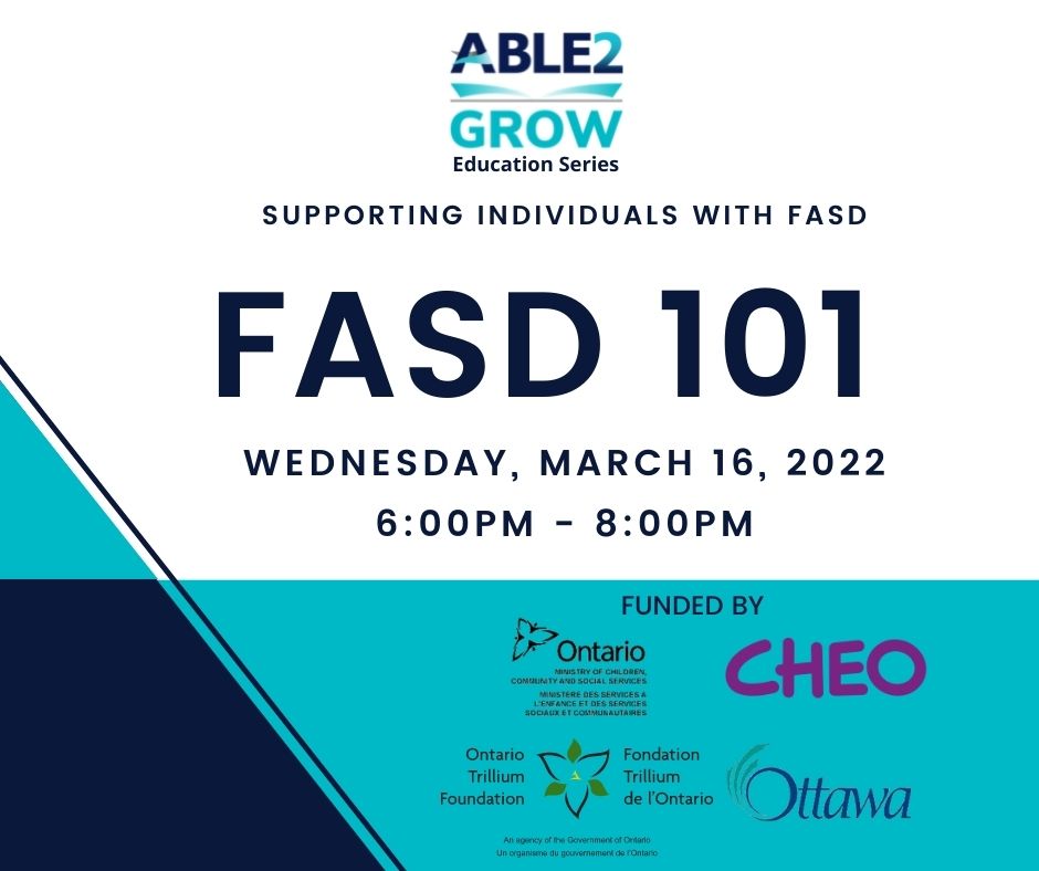 Supporting Individuals with FASD: Grow Education Series