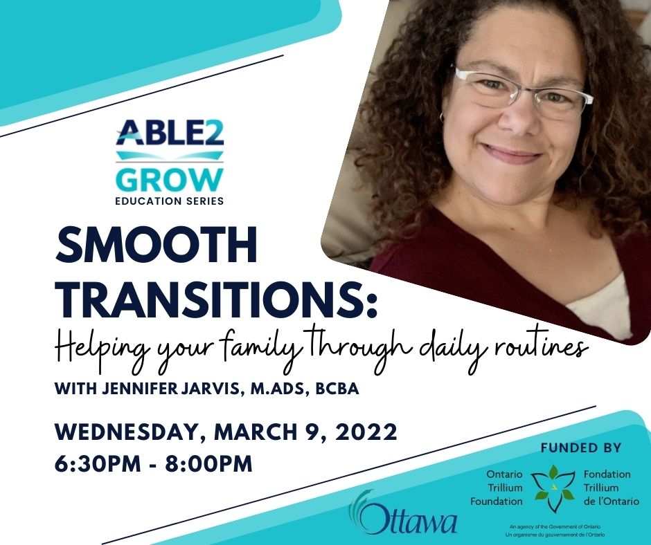 Smooth Transitions – Helping your Family through Daily Routines: Grow Education Series