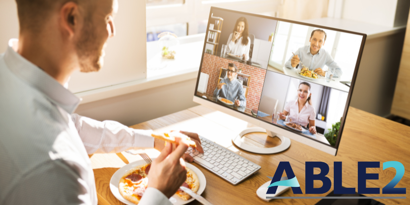 Groupe social de repas virtuel pour adultes vivants avec un TSAF