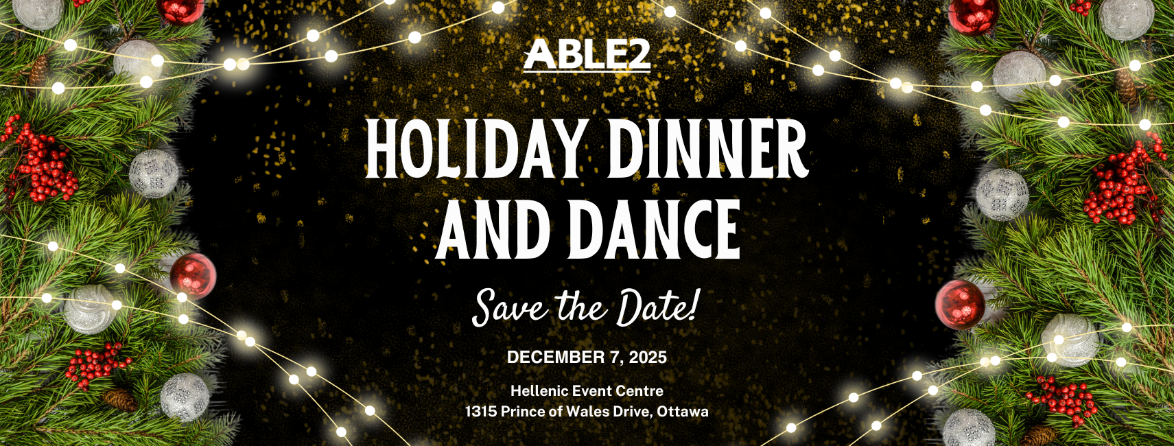 Dîner et danse des fêtes 2025 d’ABLE2